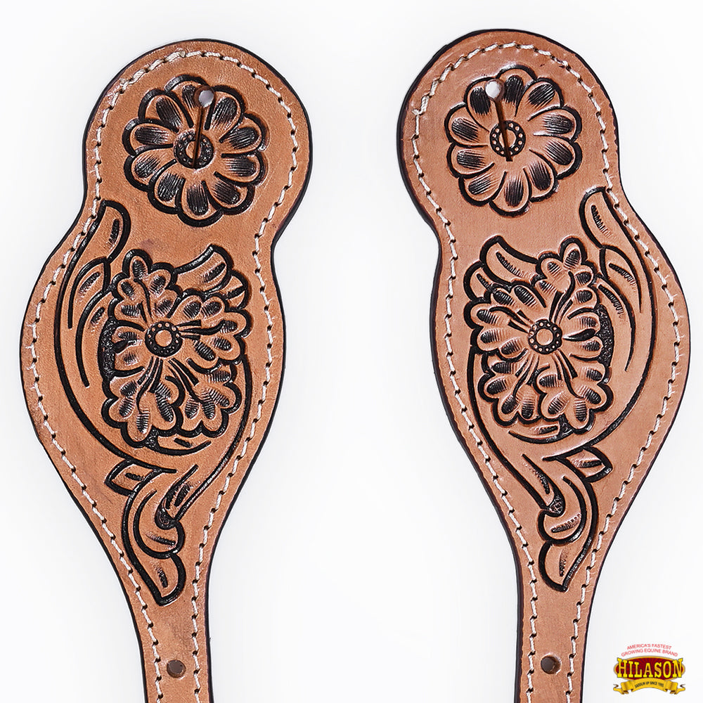 Hilason Western American Genuine Leather Cowboy Spur Straps Pair