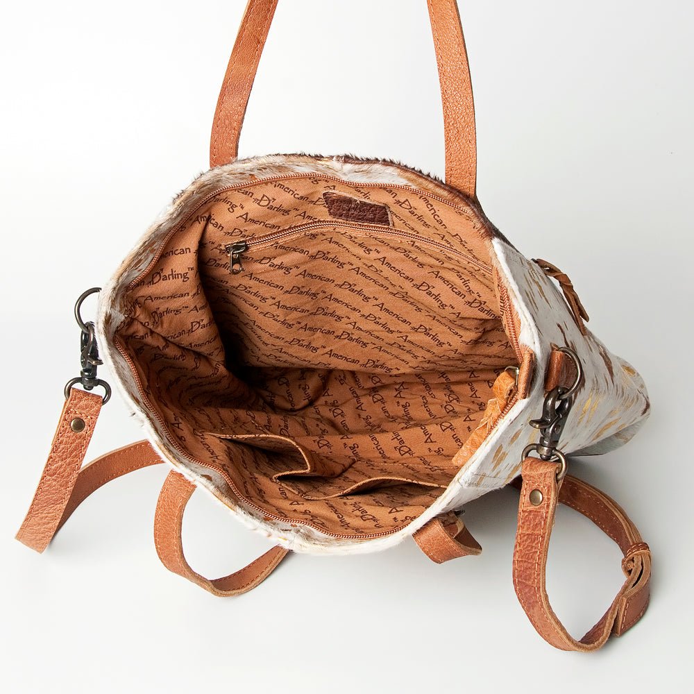 American Darling Tote Hair-On Genuine Leather