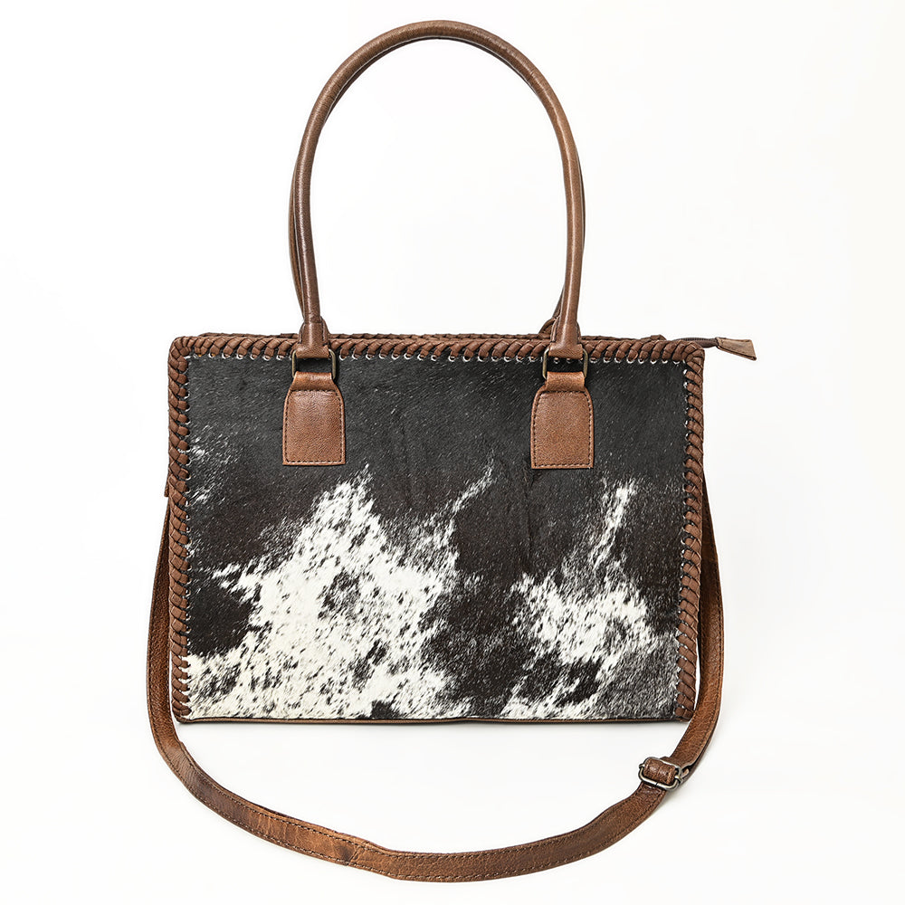 American Darling Briefcase Hair-On Genuine Leather