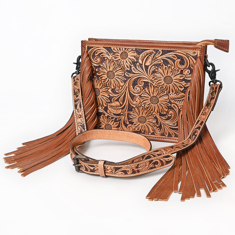 American Darling Hand Tooled Genuine Leather
