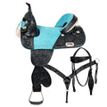 Hilason Western Horse Saddle Treeless American Lather Trail Barrel Tack