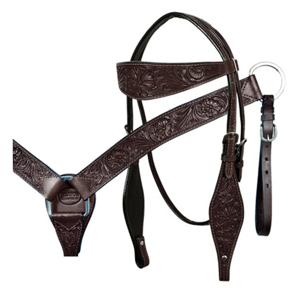 Hilason Western Horse Saddle Treeless American Leather Trail Barrel