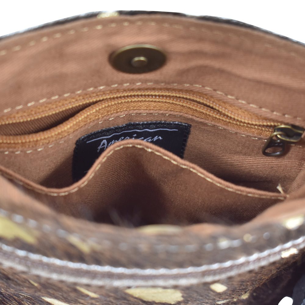 American Darling Crossbody Hair-On Genuine Leather