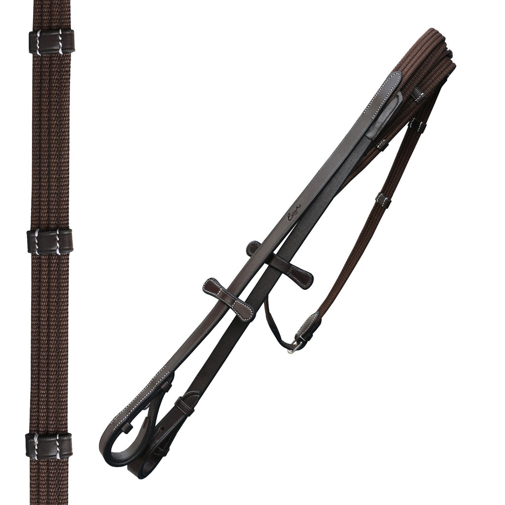 ExionPro Pressure Relief Crown Dressage Bridle with Web Reins by Bridles & Reins - alternate view 5