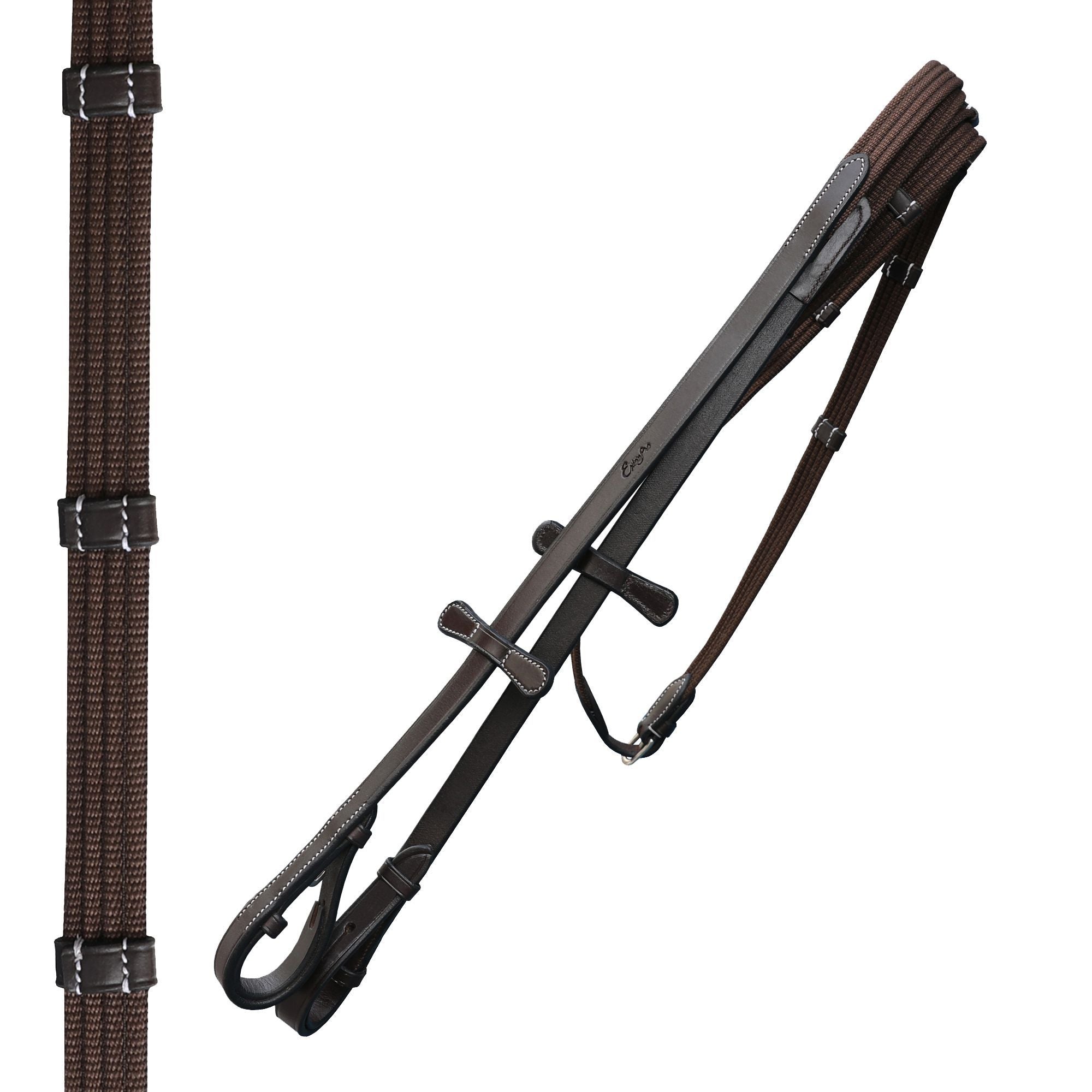 ExionPro Pressure Relief Crown Dressage Bridle with Web Reins by Bridles & Reins - alternate view 5