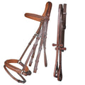 ExionPro Pressure Relief Crown Dressage Bridle with Web Reins by Bridles & Reins