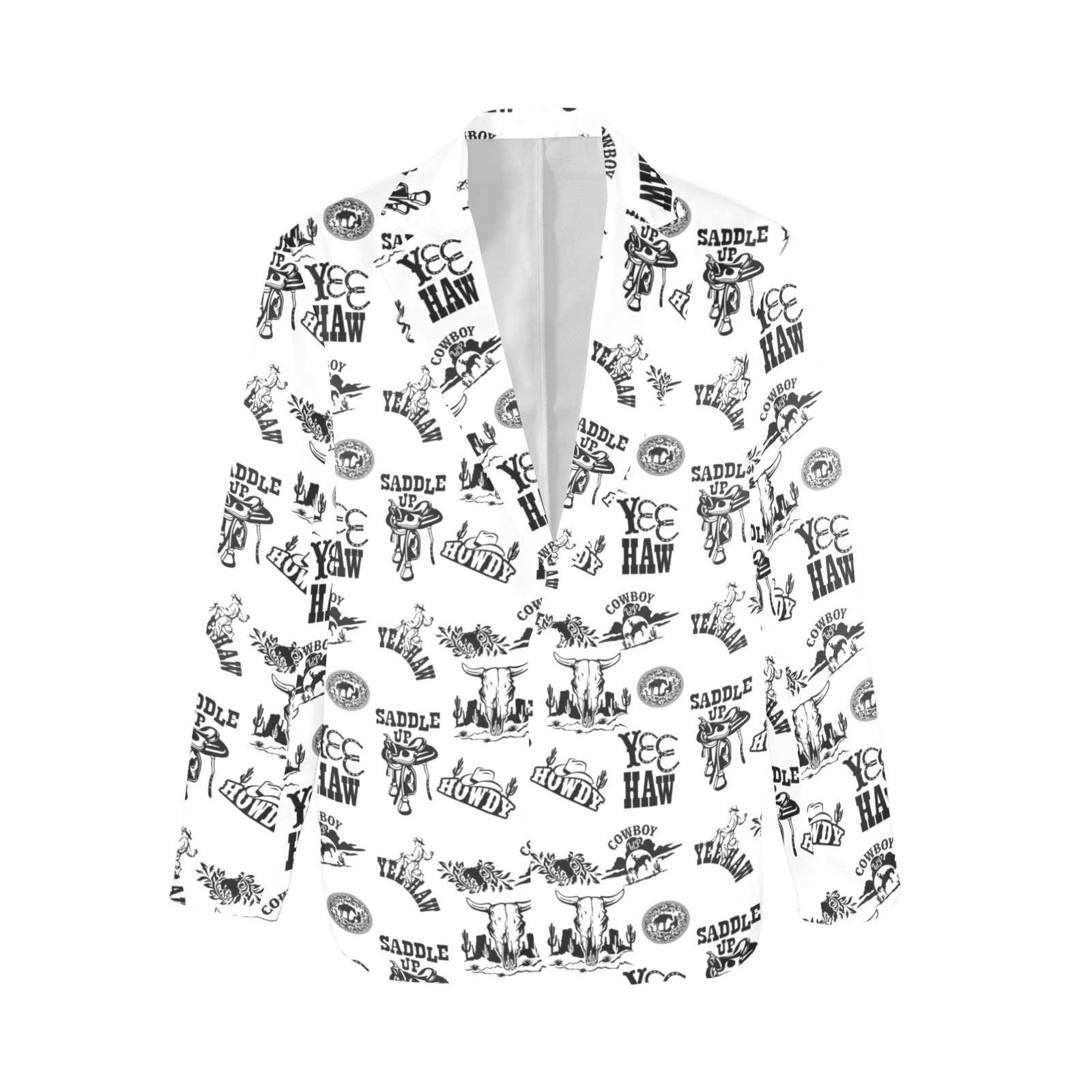 Baha Ranch Cowboy Print Women's Western Blazer by Baha Ranch Western Wear - product image 4