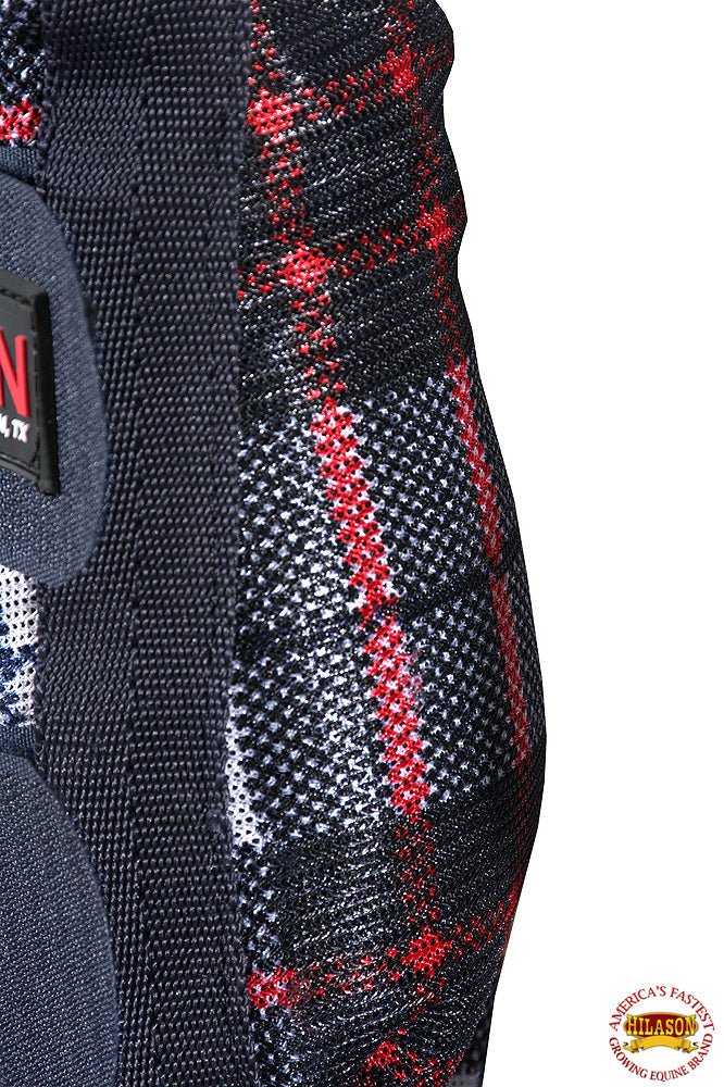 UV Protected Horse Fly Boots With Fleece Lining Plaid