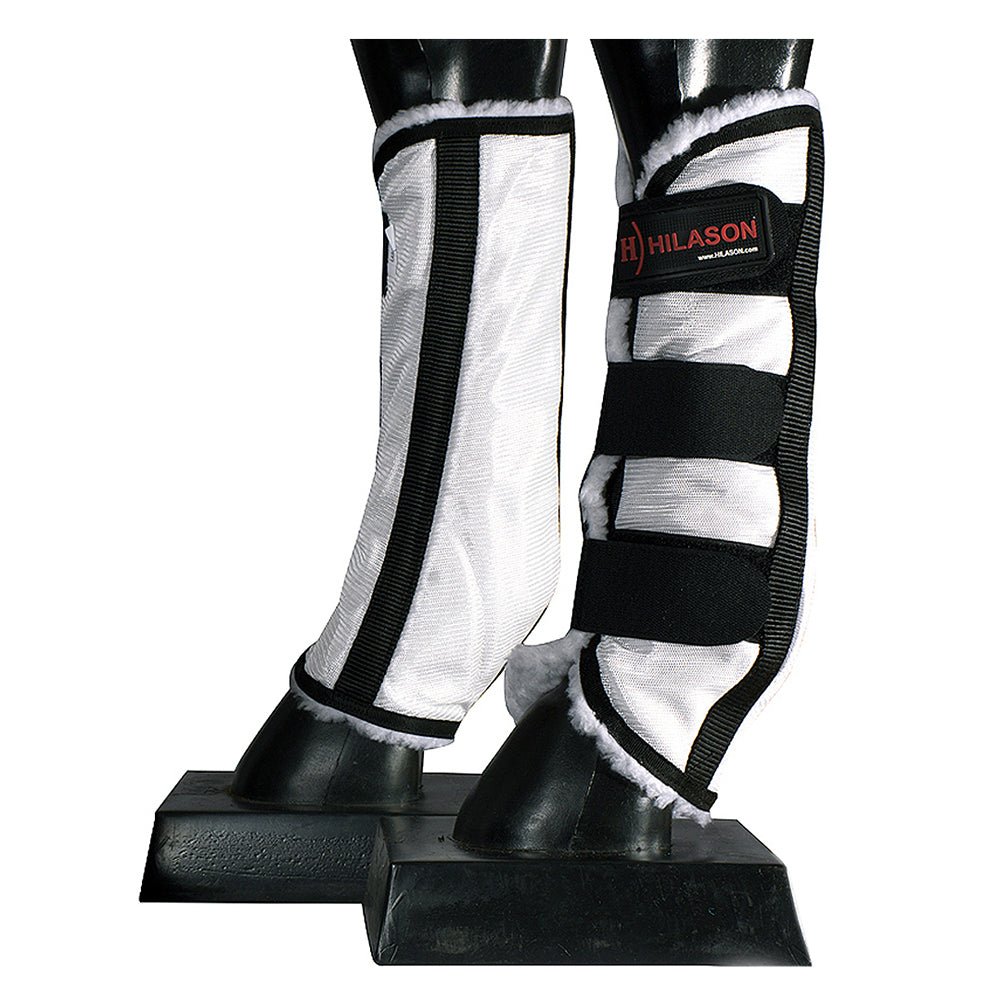 UV Protected Horse Fly Boots With Fleece Lining Plaid