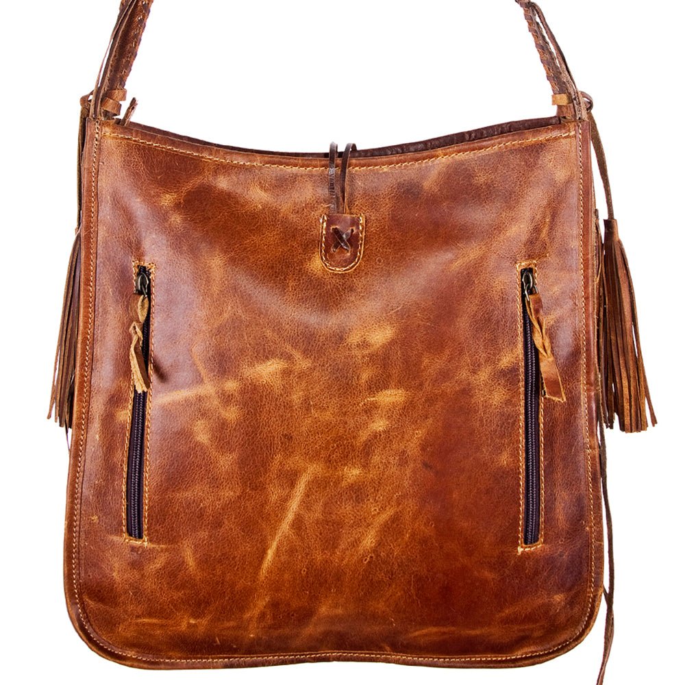 American Darling Messenger Hair-On Genuine Leather
