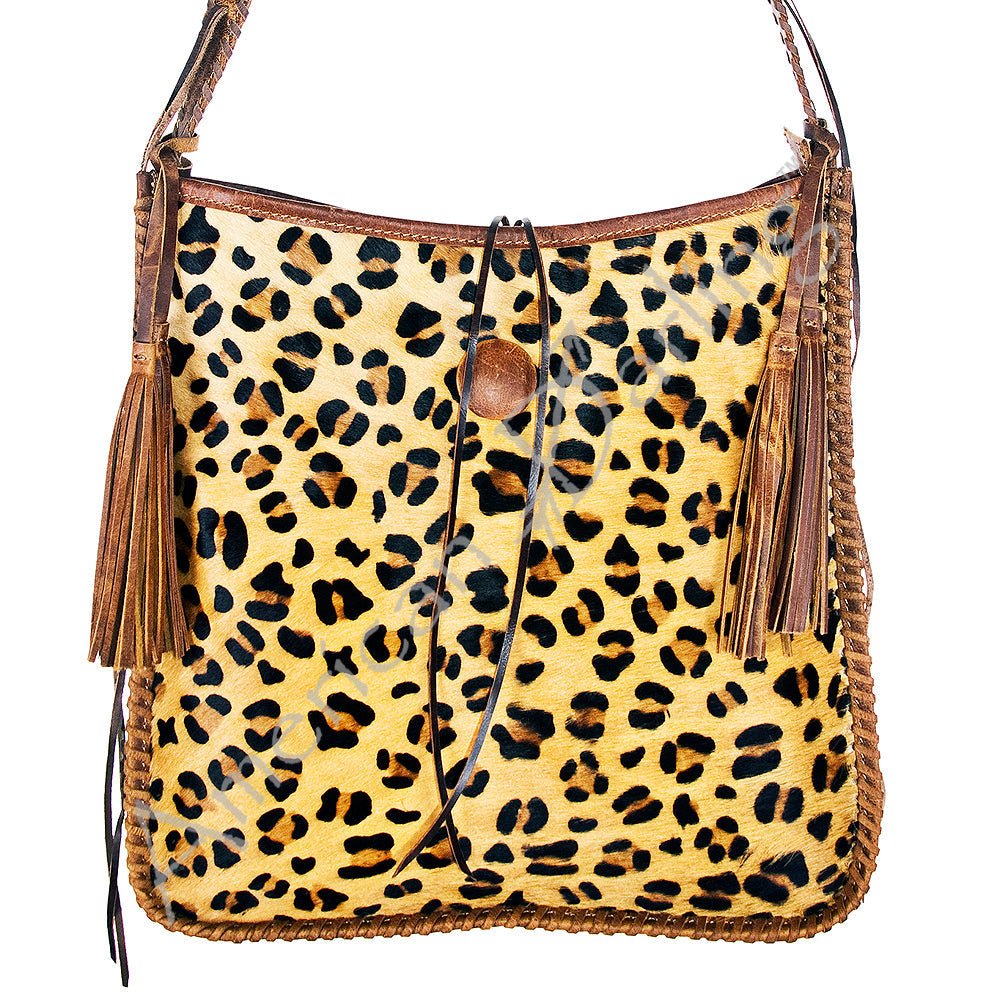 American Darling Messenger Hair-On Genuine Leather