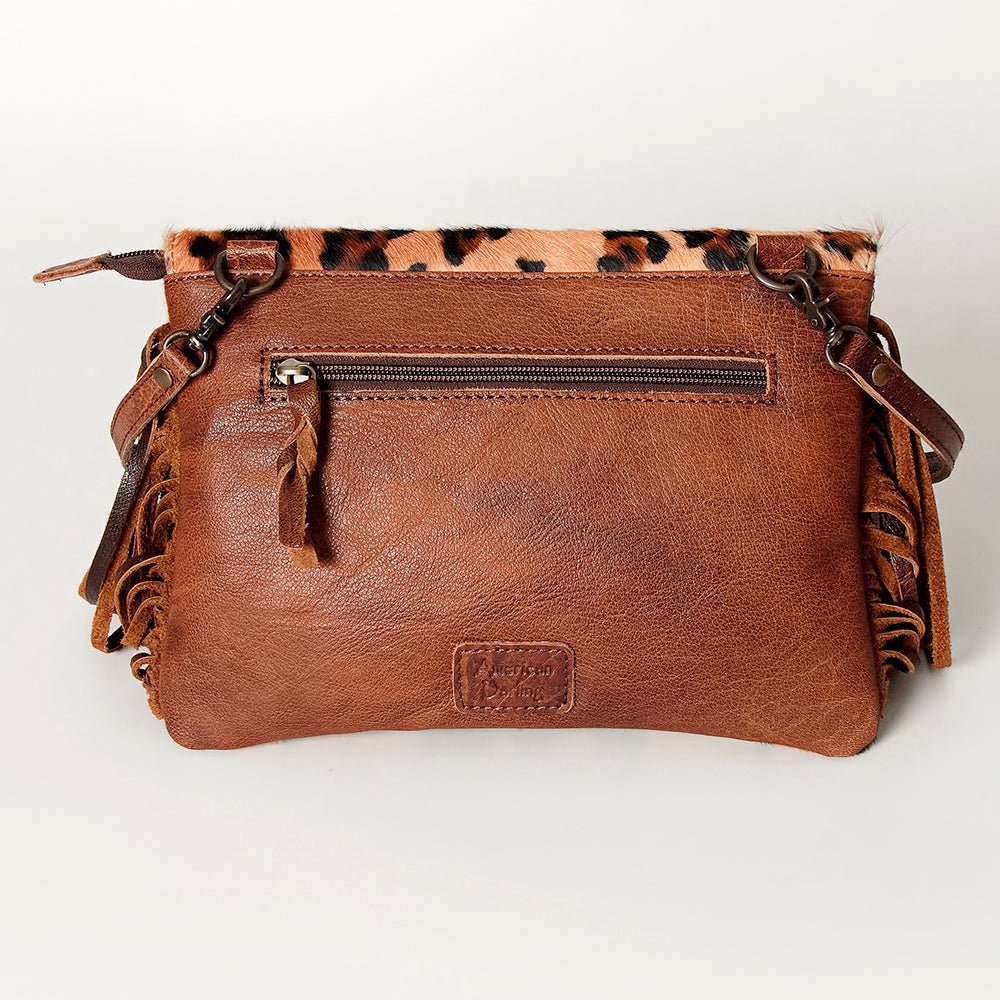 American Darling Hand Tooled Hair-On Genuine Leather