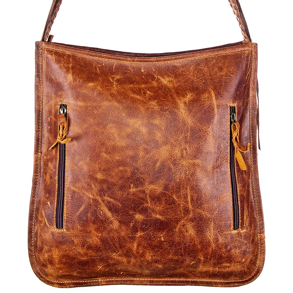 American Darling Messenger Hair-On Genuine Leather
