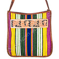 American Darling Messenger Saddle Blanket Fabric Genuine Leather Western Women Bag Handbag Purse | Cute