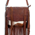 American Darling Hair-On Genuine Leather Messenger Bag