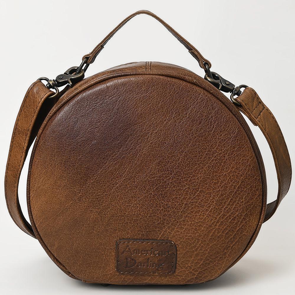 American Darling Hair-On Genuine Leather Canteen Bag