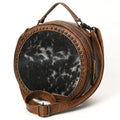 American Darling Hair-On Genuine Leather Canteen Bag