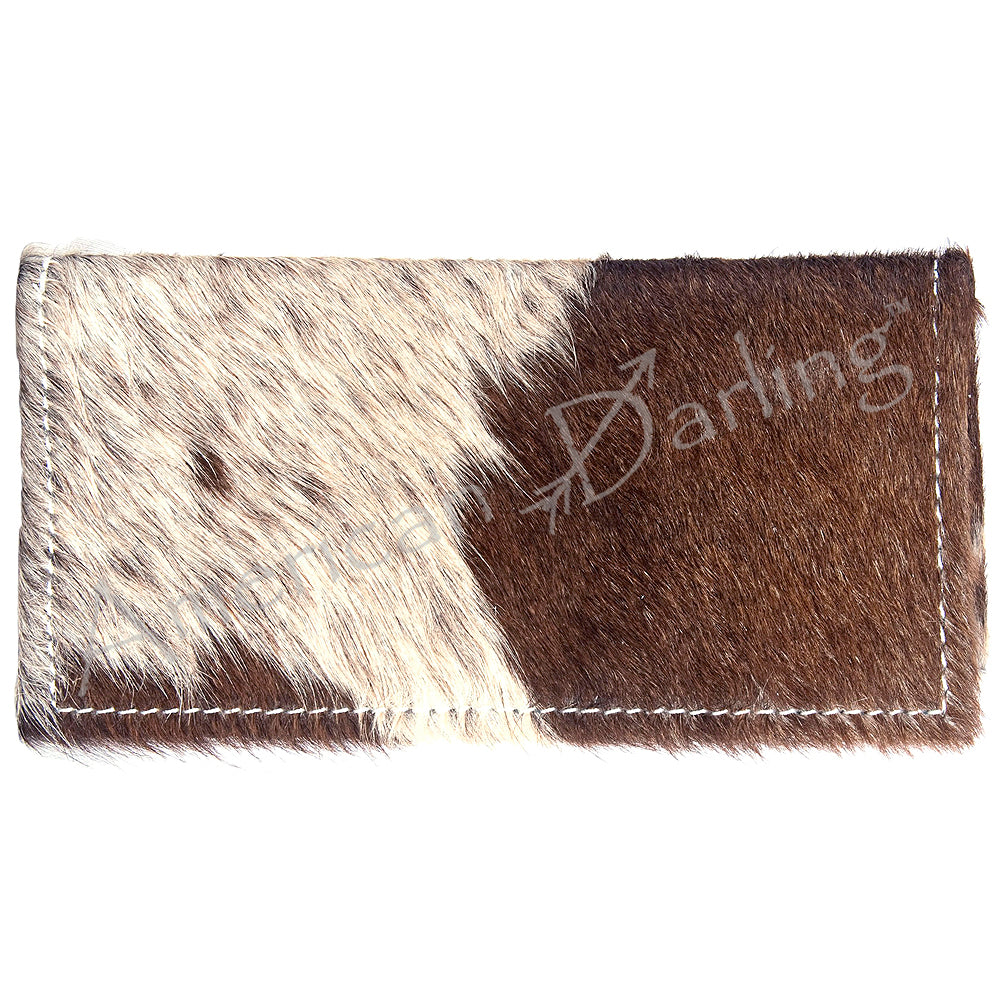 American Darling Hair-On Leather Western Wallet – Leopard & Cowhide Options