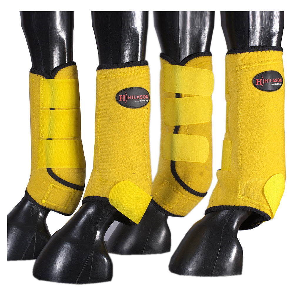HILASON L M S Horse Front Rear Hind Leg Sport Boots 2 Pack | 4 Jumping