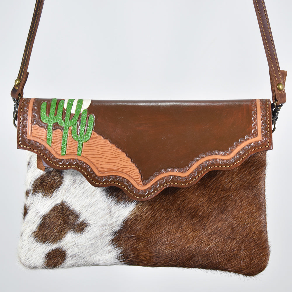 American Darling Hair-On Genuine Leather Envelope Bag