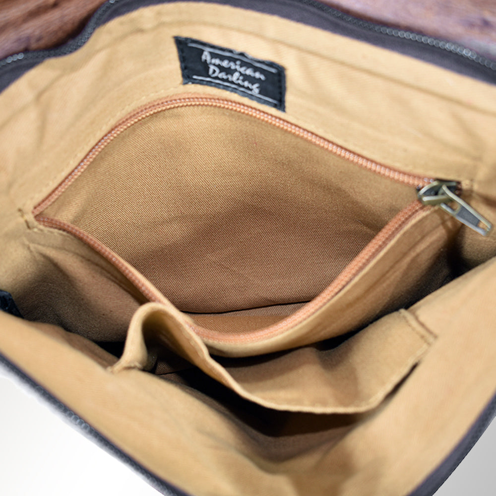 American Darling Hair-On Genuine Leather Envelope Bag