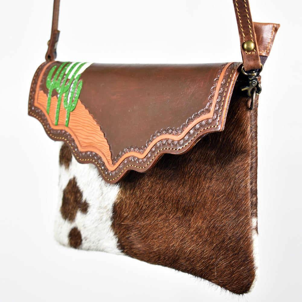 American Darling Hair-On Genuine Leather Envelope Bag