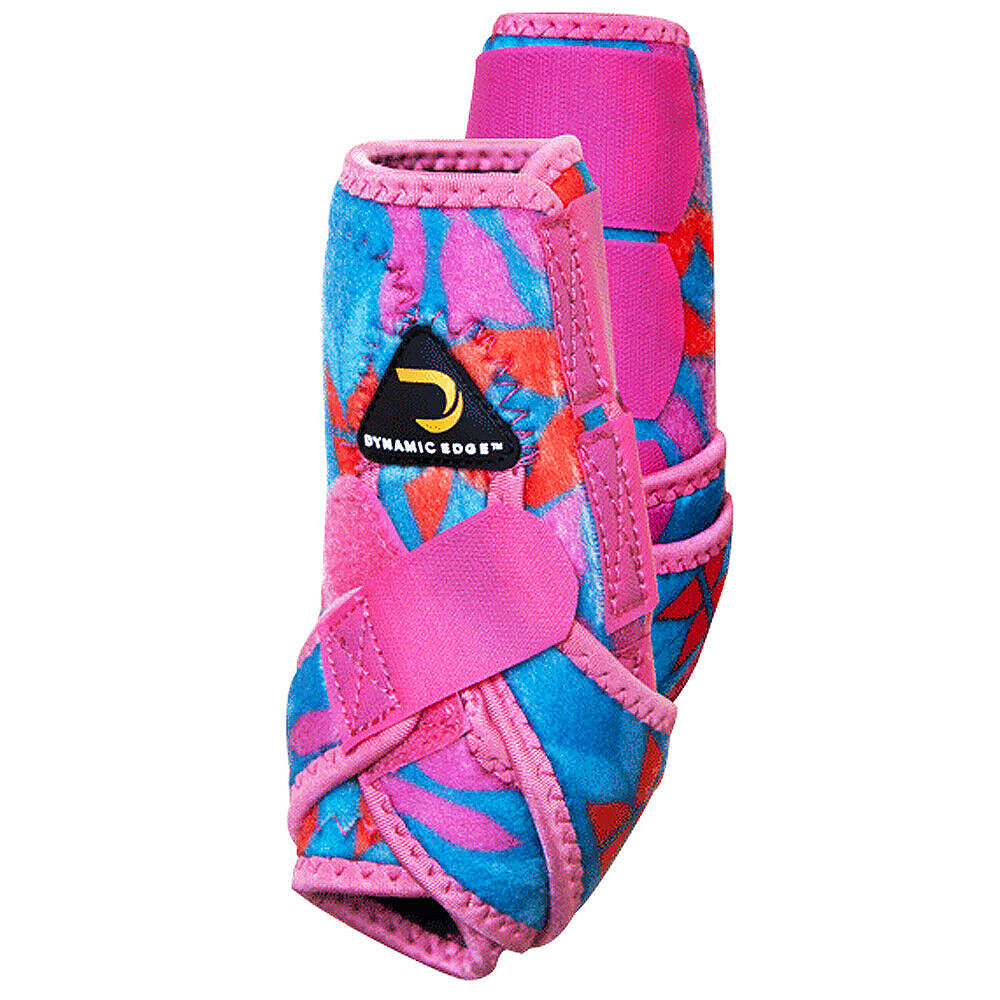 Small Dynamic Edge 2 Tone Horse Front Leg Sports Boots Pair Aztec