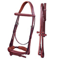 ExionPro Dressage Bridle: Mono Crown, Raised Browband, Anatomical Noseband, Detachable Flash & Web Reins by Bridles &...