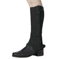 X Large Ovation Ladies Half Chaps Elite Amara Ribbed Black