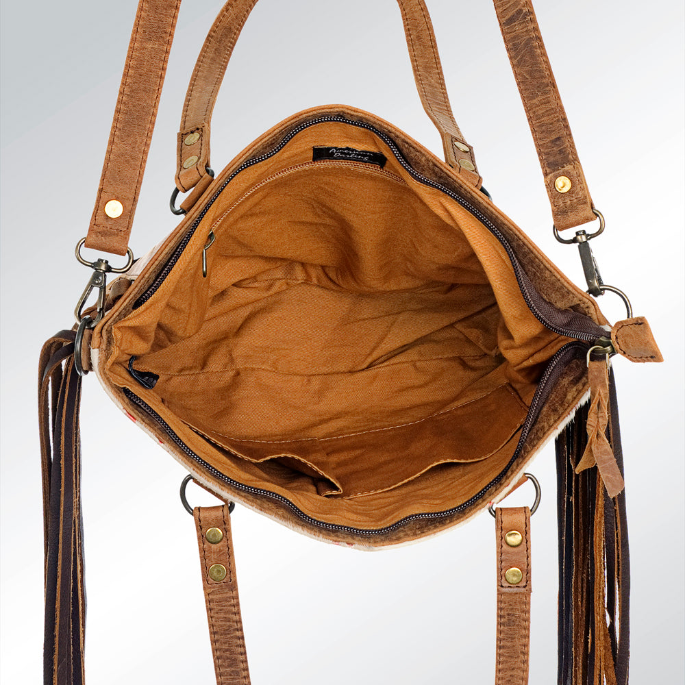American Darling Tote Hair-On Genuine Leather