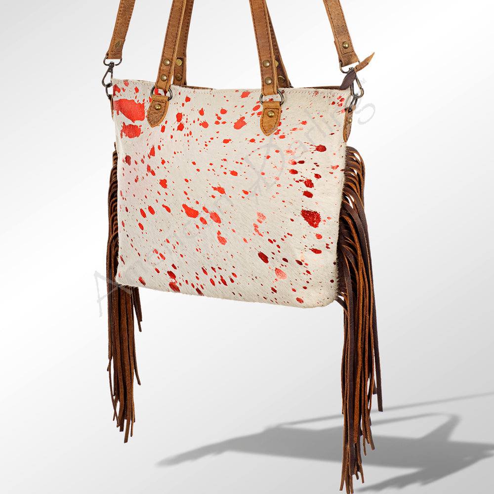American Darling Tote Hair-On Genuine Leather