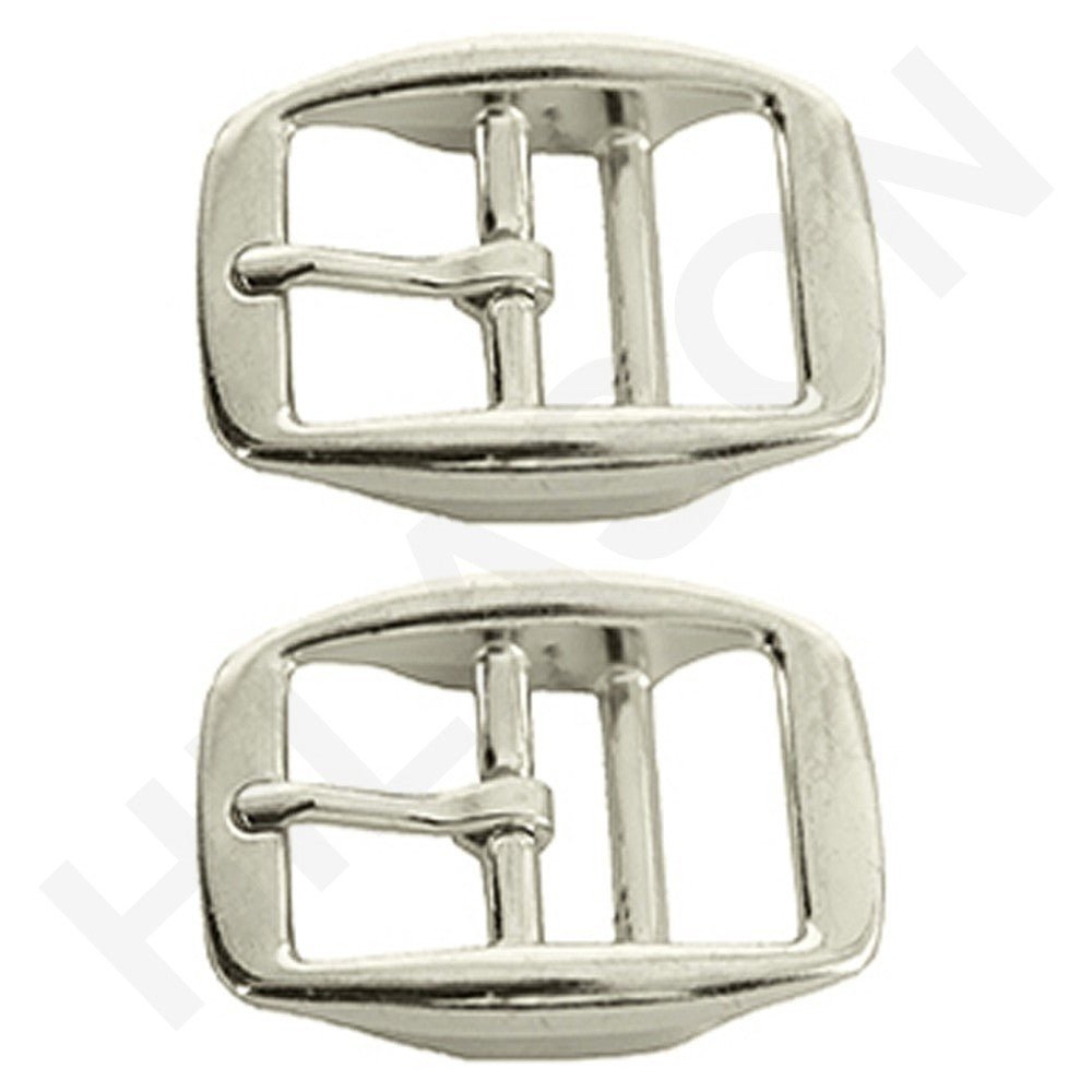 3/4 In Die Cast Double Bar Buckle Nickel Plt. By Hilason – Hilason