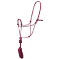 Hilason Basic Two-Toned Poly Rope Halter with 8' Lead – Durable, Lightweight & Hardware-Free