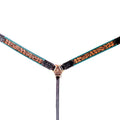 HILASON Western Horse Headstall Breast Collar Spur Strap Set American Leather