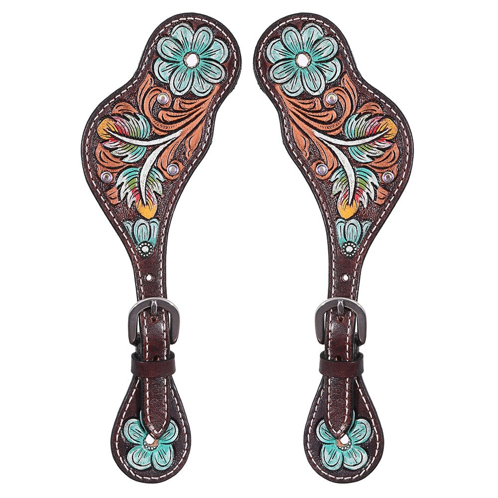 Handcrafted Genuine Leather Spur Straps For Men And Women Premium Western Equipment