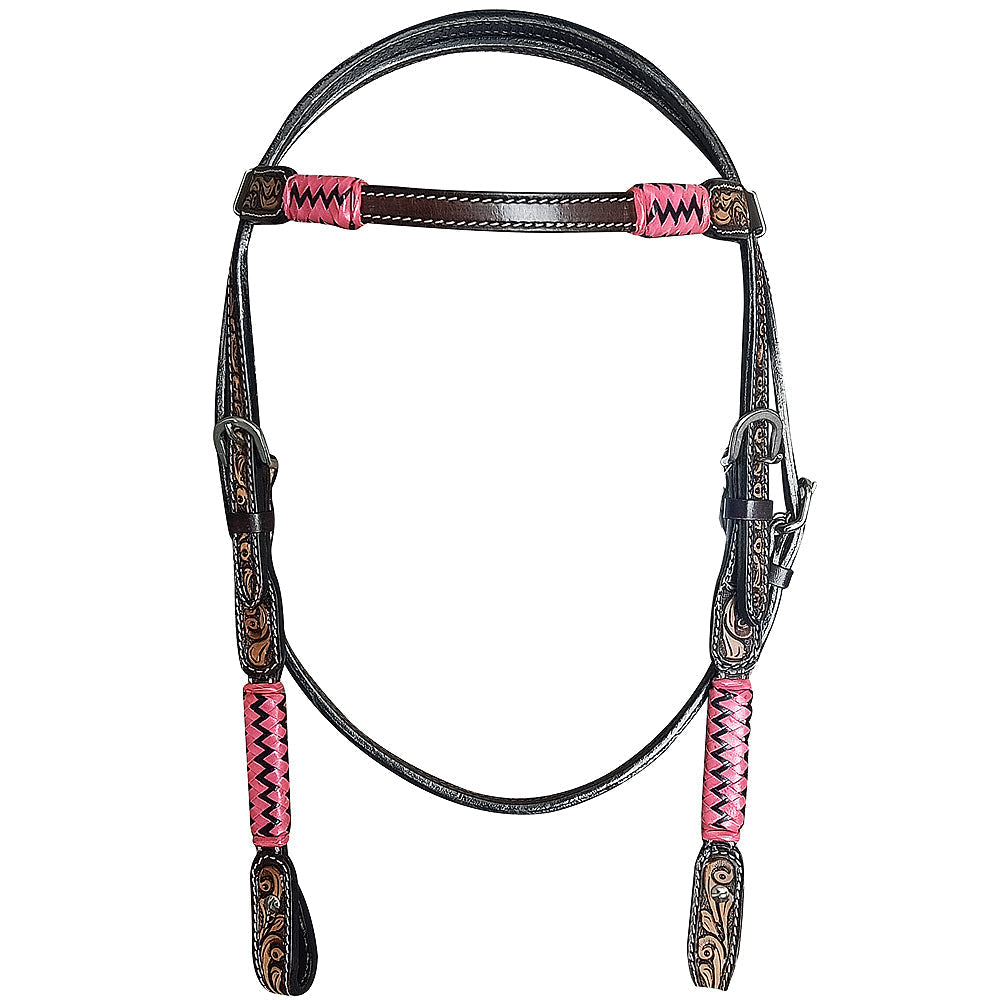 HILASON Western Horse Headstall American Leather Brown | Bridle