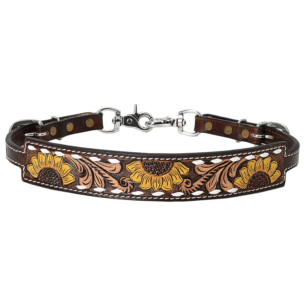 Hilason Western Horse Tack Set American Leather Sunflower