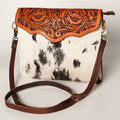 American Darling Envelope Hand Tooled Hair-On Genuine Leather