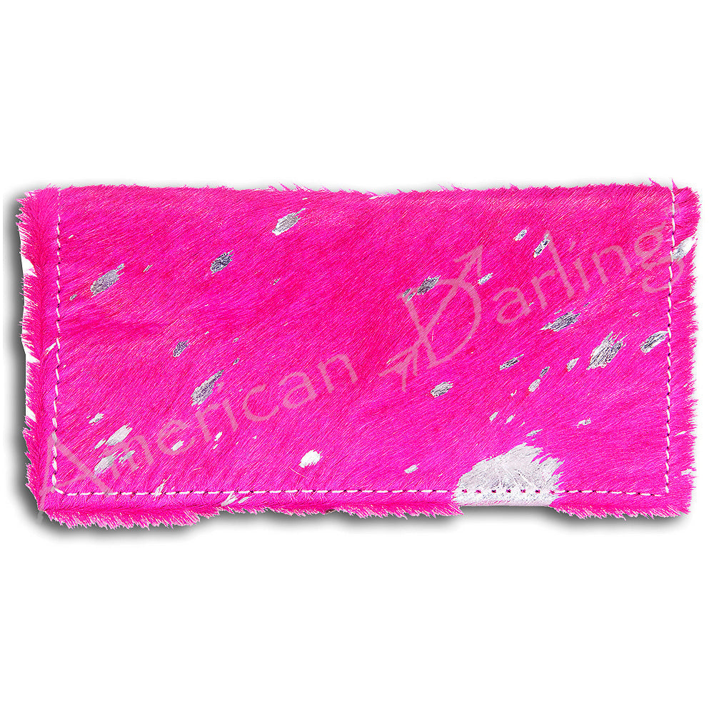 American Darling Hair-On Leather Western Wallet – Leopard & Cowhide Options