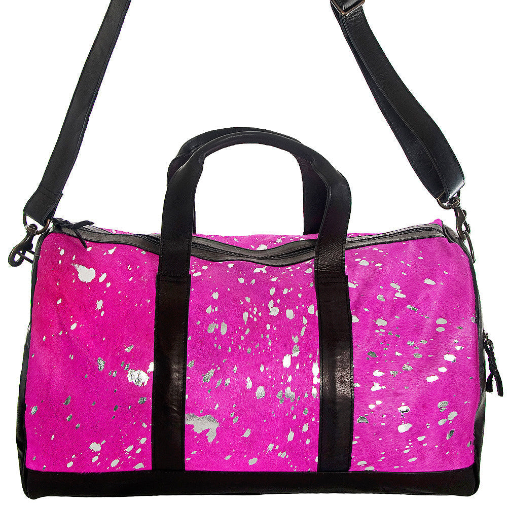 American Darling Women's Duffel Bag Western Hair On Genuine Leather Handbag and Ladies Purse