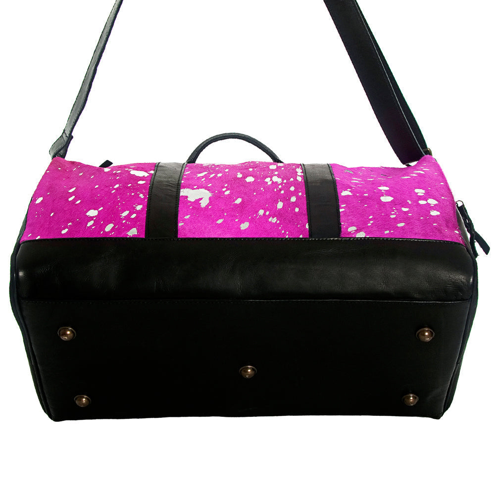 American Darling Women's Duffel Bag Western Hair On Genuine Leather Handbag and Ladies Purse