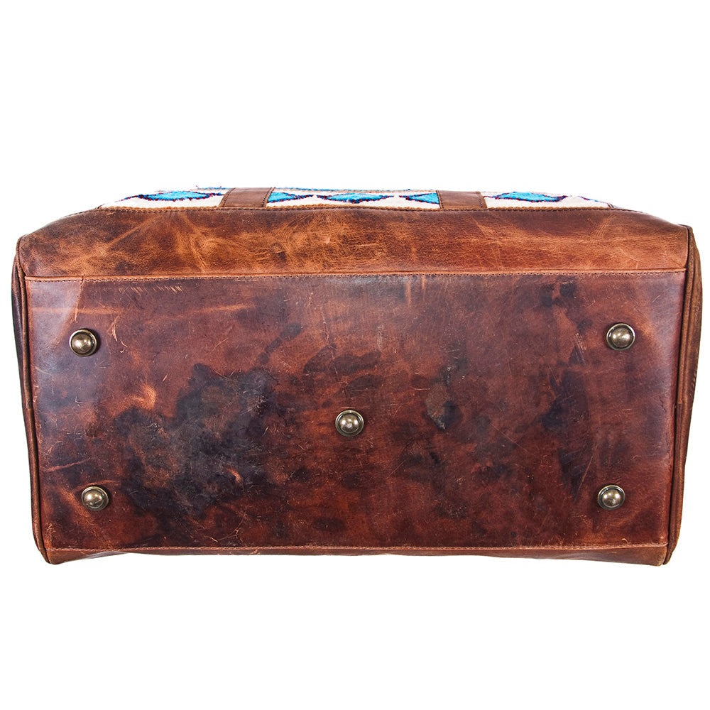 American Darling Duffel Hair-On Genuine Leather