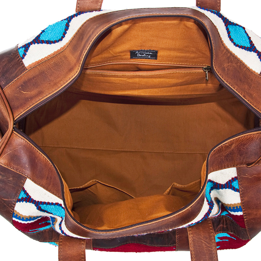 American Darling Duffel Hair-On Genuine Leather