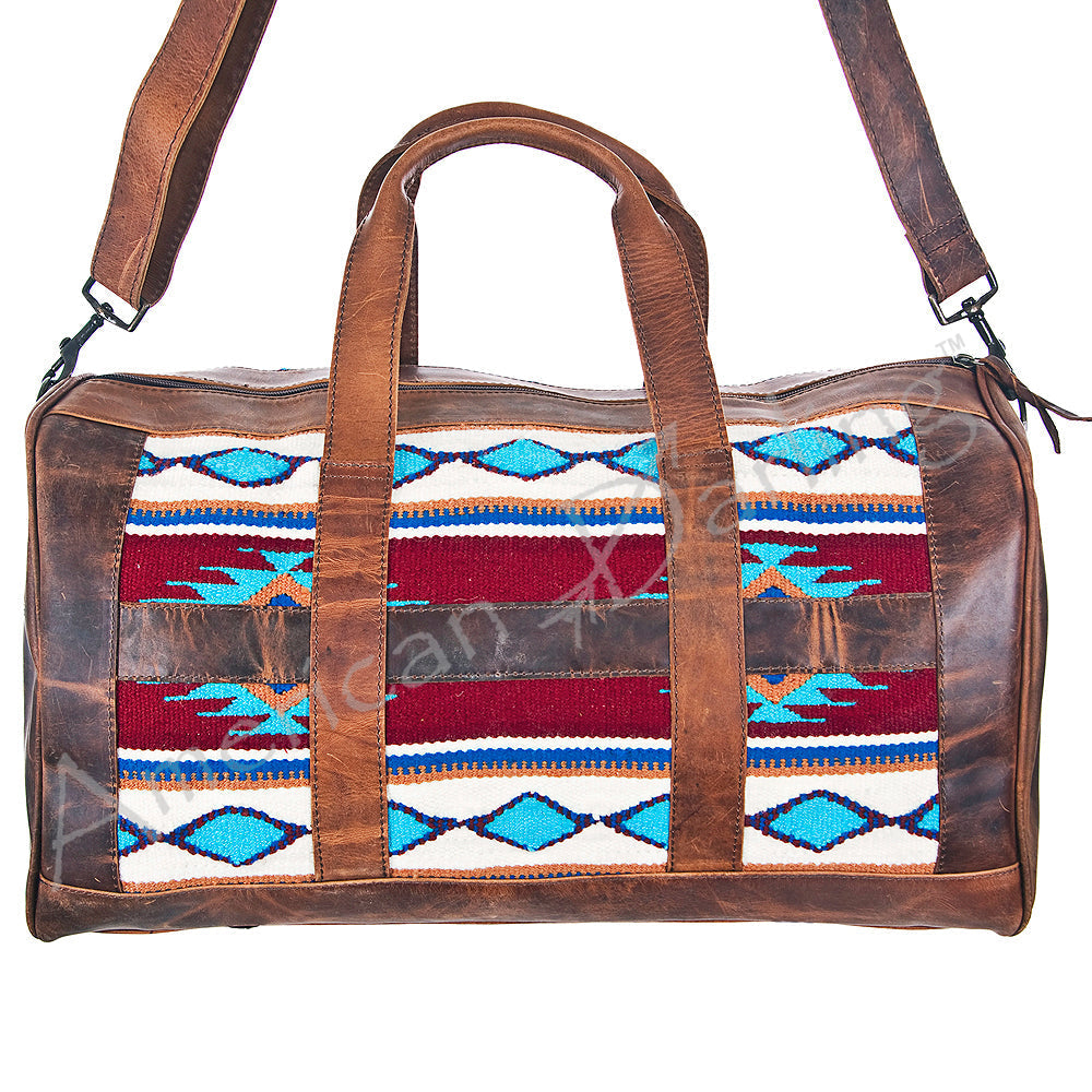 American Darling Duffel Hair-On Genuine Leather