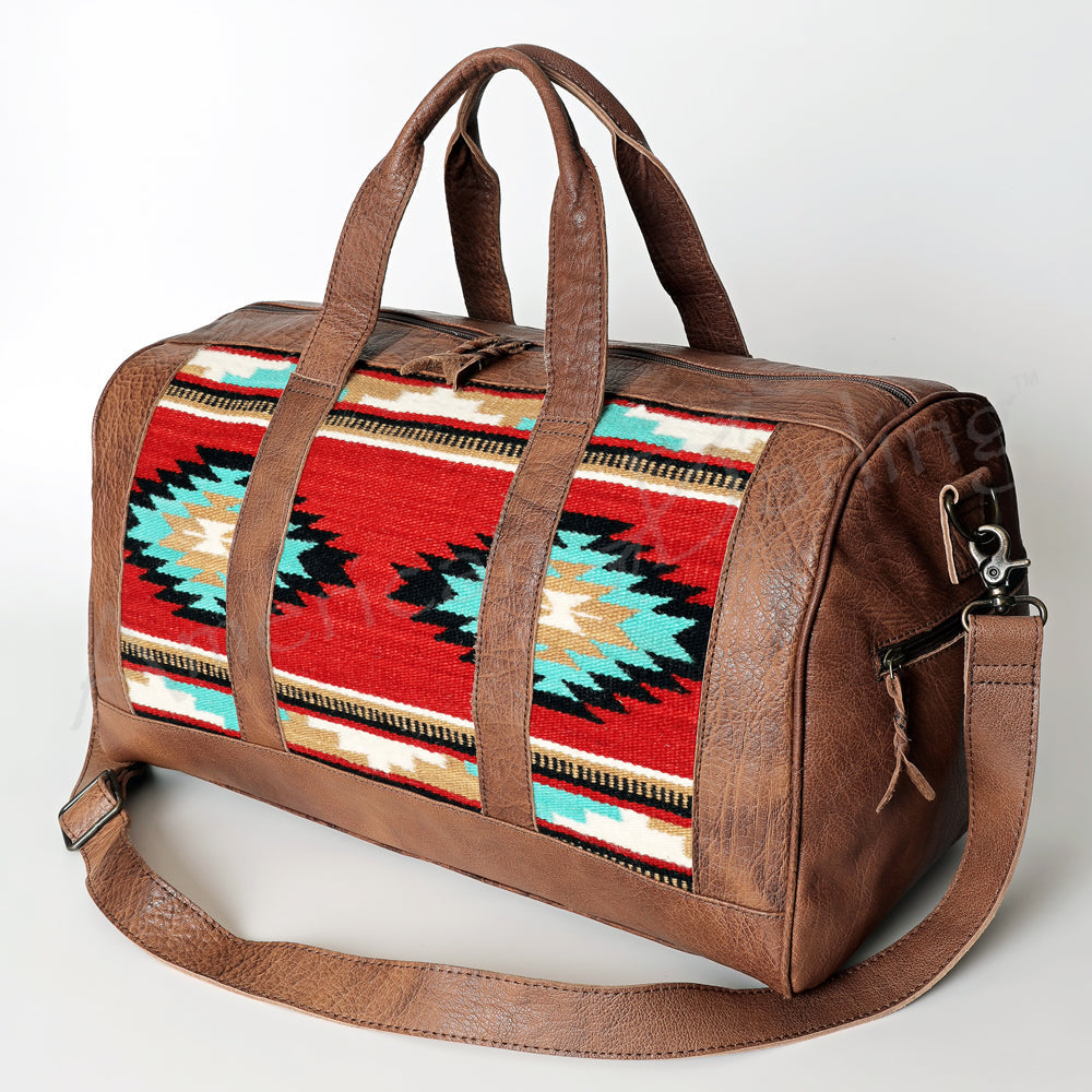 American Darling Duffel Hair-On Genuine Leather