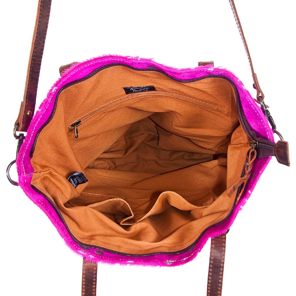 American Darling Tote Hair-On Genuine Leather