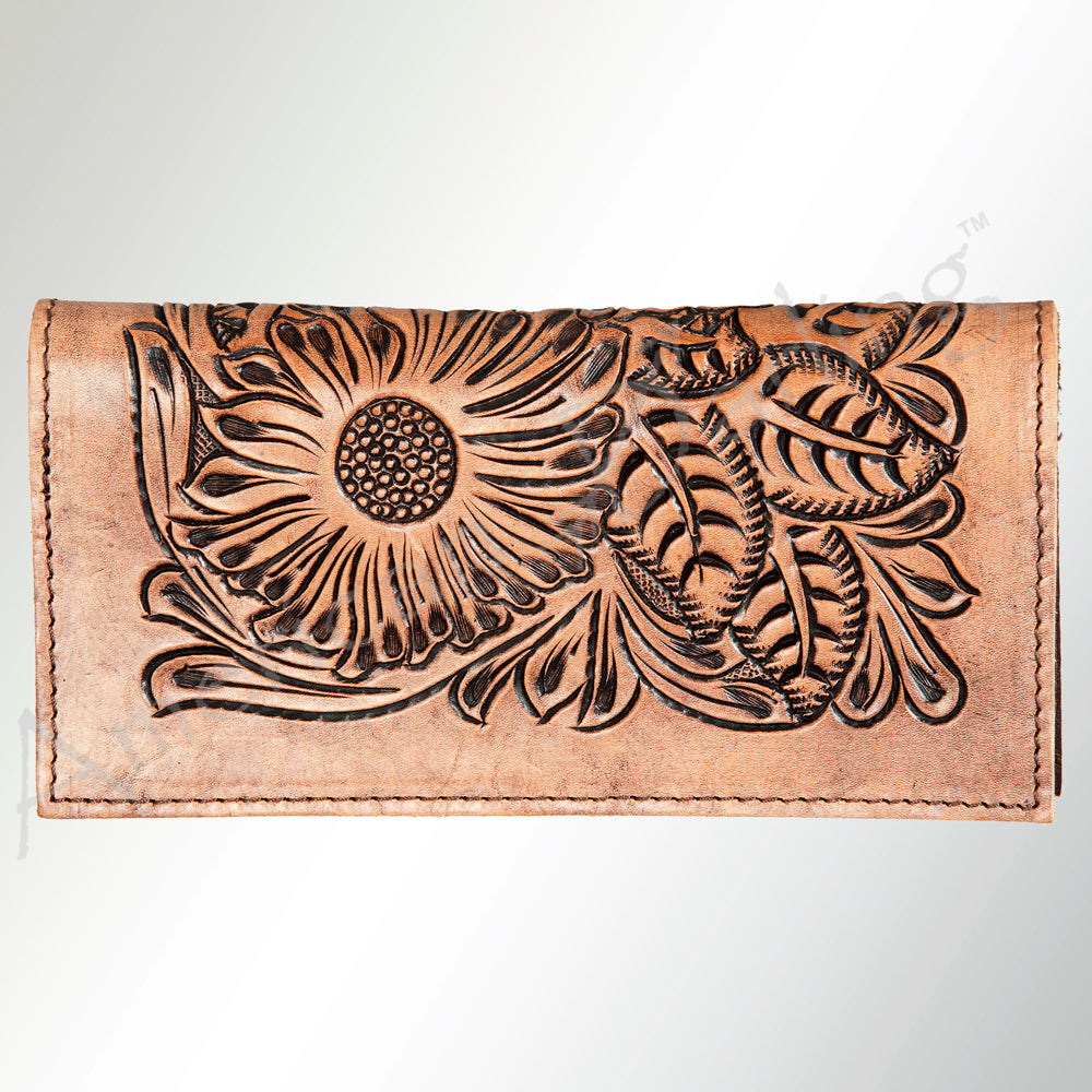 American Darling Hair-On Leather Western Wallet – Leopard & Cowhide Options