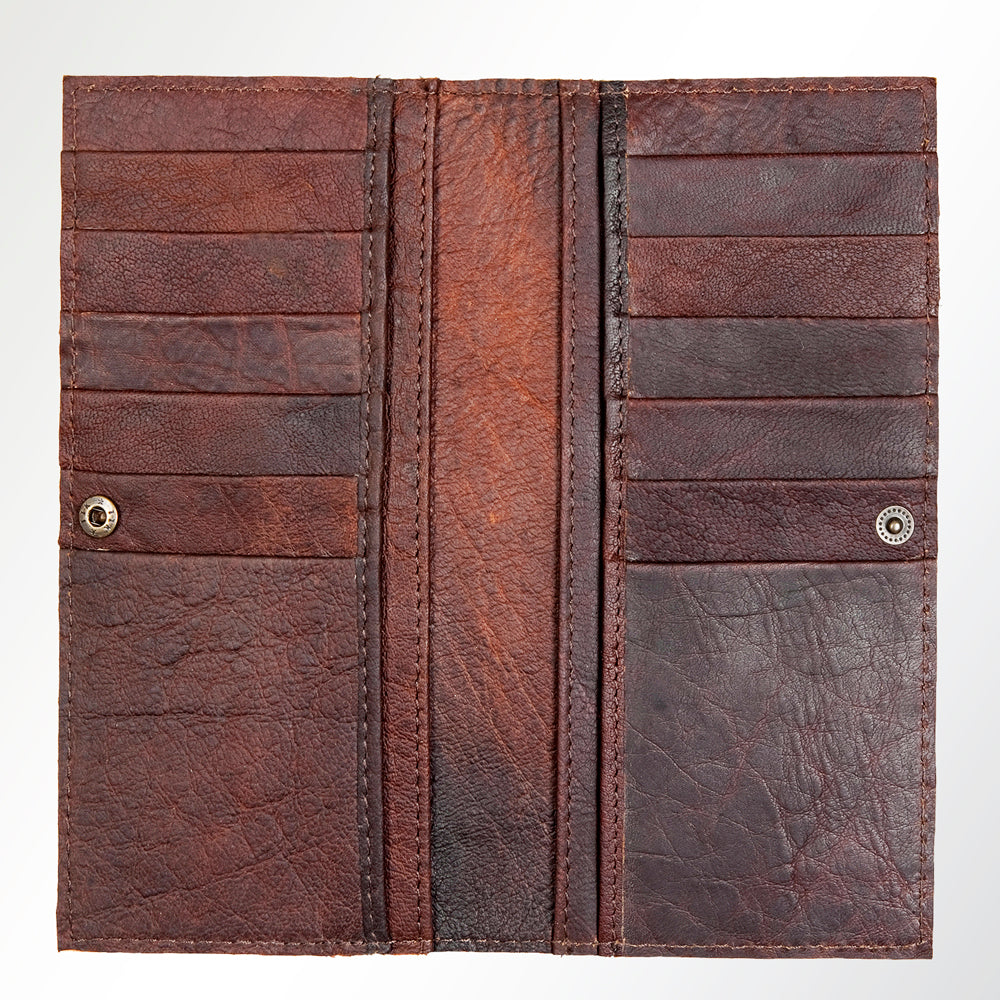 American Darling Hair-On Leather Western Wallet – Leopard & Cowhide Options