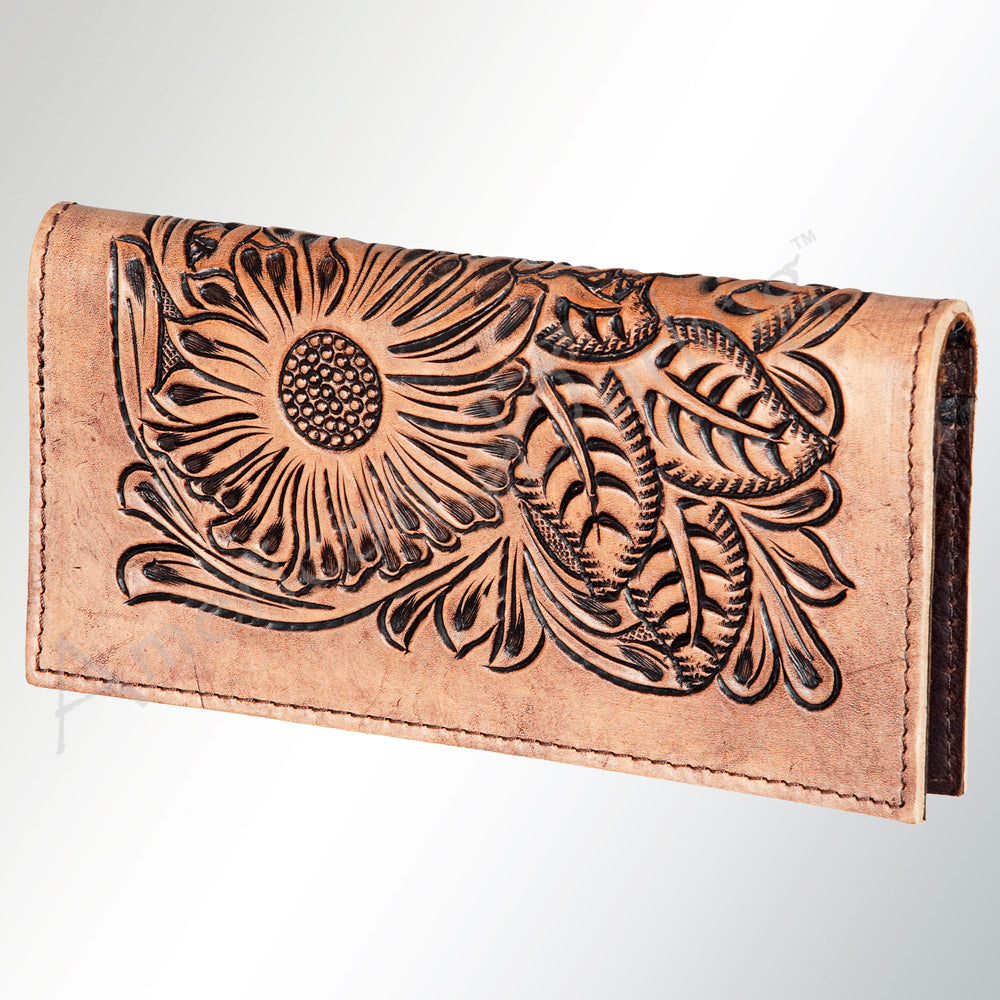 American Darling Hair-On Leather Western Wallet – Leopard & Cowhide Options