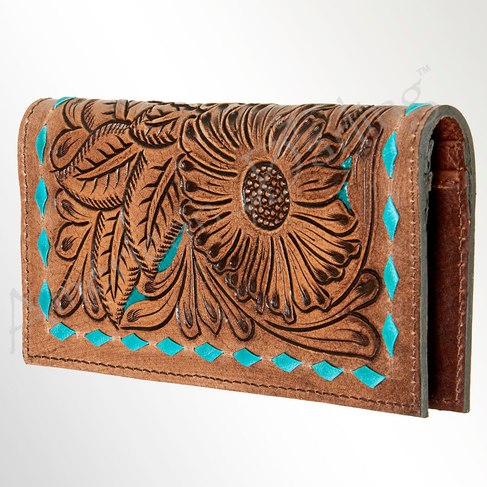 American Darling Hair-On Leather Western Wallet – Leopard & Cowhide Options